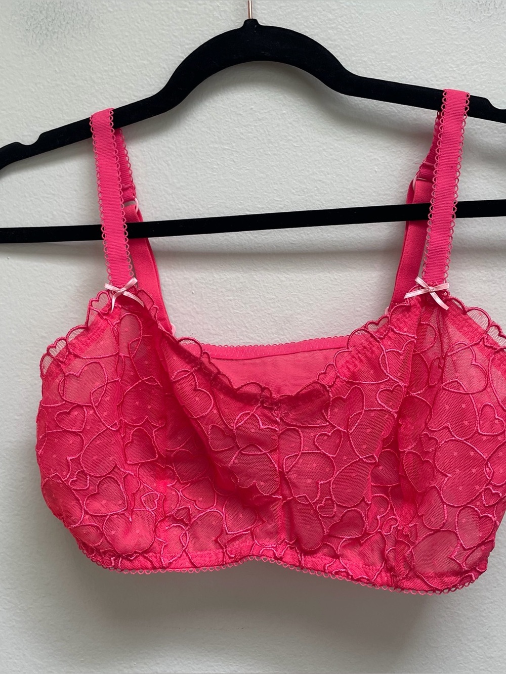 PINK Wink™ Unlined Scoop Bralette by Victoria's Secret size xl